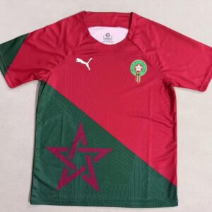 Maillot Maroc 2025 2026 Rouge et Vert