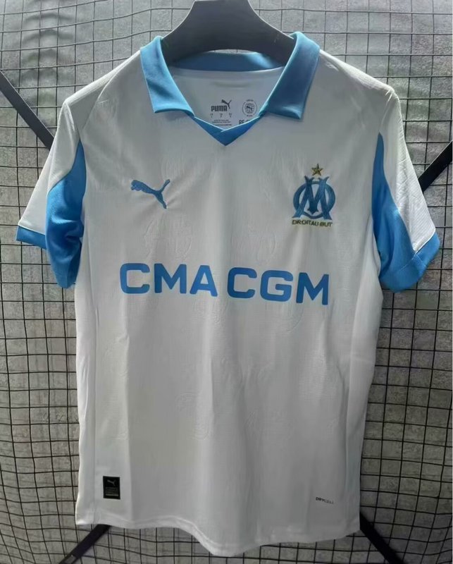 Maillot Marseille 2025 2026 domicile blanc