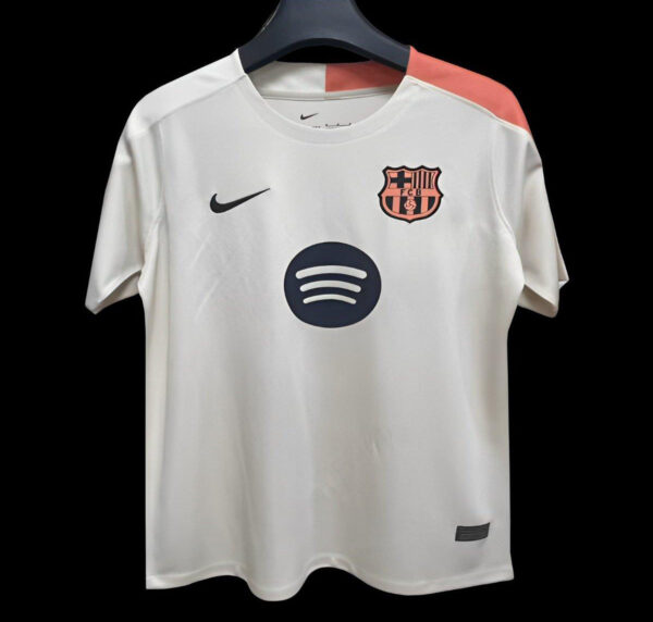 Barcelone Maillot 2025 2026 Beige Blanc