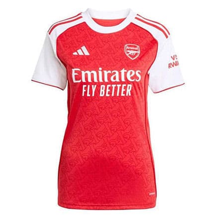 Maillot Arsenal Domicile 2025 2026 Femme -Rouge Blanc Maillot Arsenal Domicile 2025 2026 Femme -Rouge Blanc