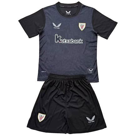 Maillot Athletic Bilbao Gardien 2025 2026 Enfant -Noir Maillot Athletic Bilbao Gardien 2025 2026 Enfant -Noir