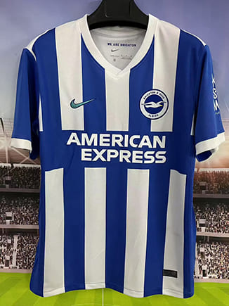 Maillot Brighton Domicile 2025 2026 -Blanc Bleu Maillot Brighton Domicile 2025 2026 -Blanc Bleu