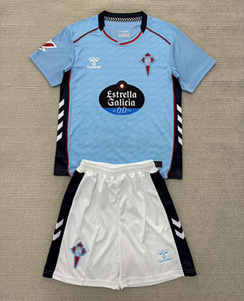Maillot Celta de Vigo Domicile 2025 2026 Enfant -Bleu Blanc Maillot Celta de Vigo Domicile 2025 2026 Enfant -Bleu Blanc