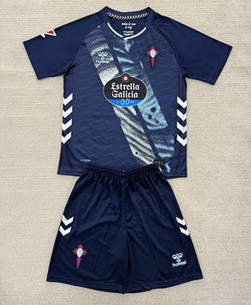 Maillot Celta de Vigo Extérieur 2025 2026 Enfant -Bleu