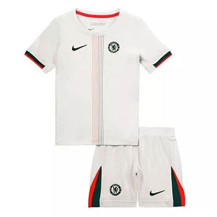 Maillot Chelsea Extérieur 2025 2026 Enfant -Blanc