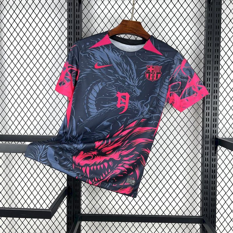 Maillot FC Barcelone DRAGON Noir 2025 2026