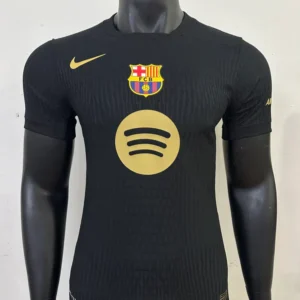 Maillot FC Barcelone Noir 2025 2026 – Version Player