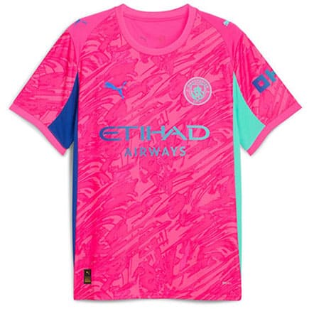 Maillot Gardien Manchester City 2025 2026 -Rose Maillot Gardien Manchester City 2025 2026 -Rose