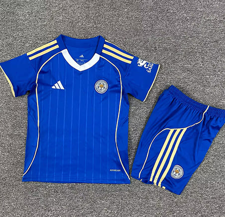 Maillot Leicester City Domicile 2025 2026 Enfant -Bleu