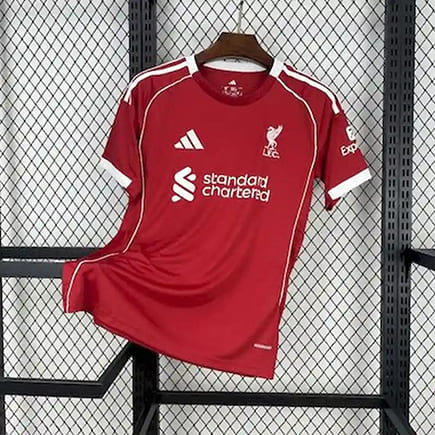 Maillot Liverpool Domicile 2025 2026 -Rouge Maillot Liverpool Domicile 2025 2026 -Rouge