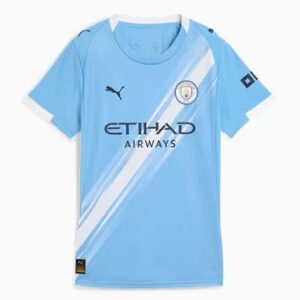 Maillot Manchester City Domicile 2025 2026 Femme -Bleu