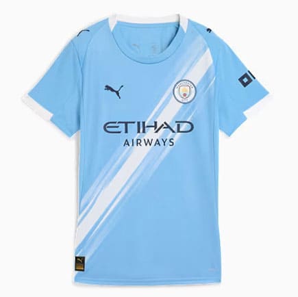 Maillot Manchester City Domicile 2025 2026 Femme -Bleu
