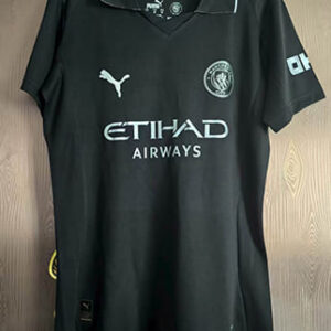Maillot Manchester City Extérieur 2025 2026 -Femme Noir