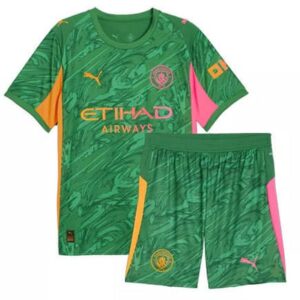 Maillot Manchester City Gardien 2025 2026 Enfant -Vert