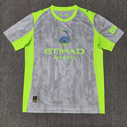 Maillot Manchester City Third 2025 2026 -Gris Vert Maillot Manchester City Third 2025 2026 -Gris Vert