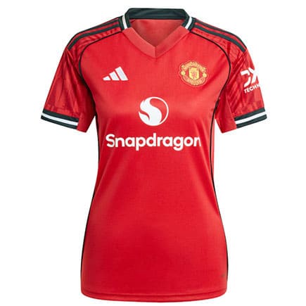 Maillot Manchester United Domicile 2025 2026 Femme -Rouge