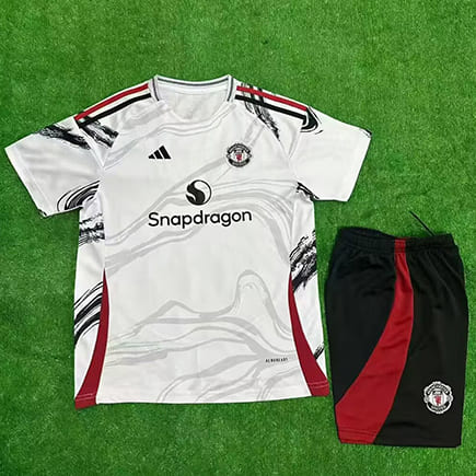 Maillot Manchester United Édition Spéciale 2025 2026 Enfant -Blanc