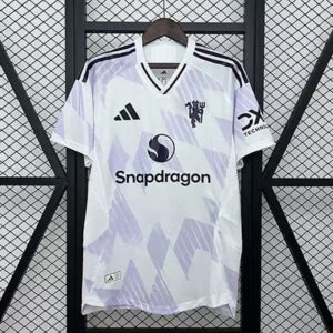 Maillot Manchester United Extérieur 2025 2026 -Blanc Violet