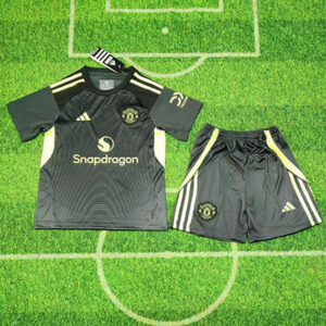 Maillot Manchester United Gardien 2025 2026 Enfant -Noir