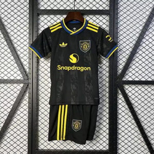 Maillot Manchester United Third 2025 2026 Enfant -Noir