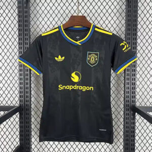 Maillot Manchester United third 2025 2026 Femme -noir