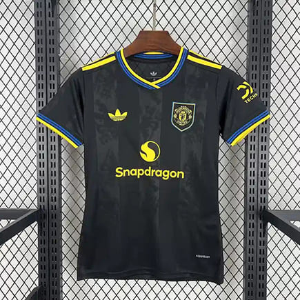 Maillot Manchester United third 2025 2026 Femme -noir