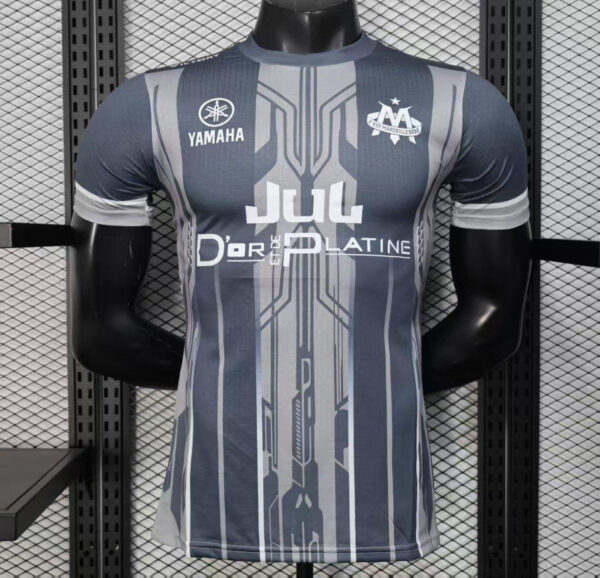 Maillot Marseille Concept Gris 2025 2026– Version Player