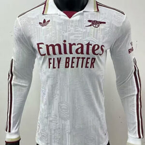 Maillot Match Manches Longues Arsenal Third 2025 2026 -Blanc