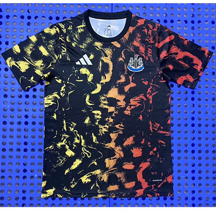 Maillot Newcastle United Pré-Match 2025 2026 -noir jaune Orange