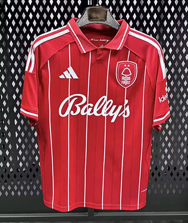 Maillot Nottingham Forest Domicile 2025 2026 -Rouge