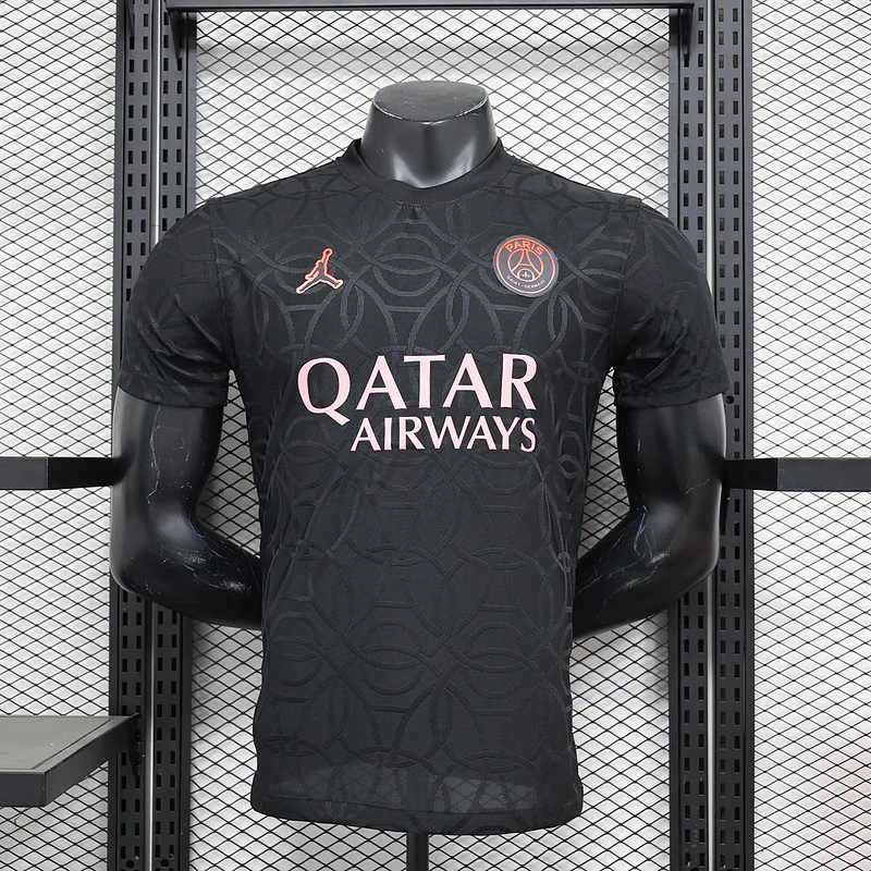Maillot Paris SG Édition Spéciale Noir 2024 2025 – Version Player