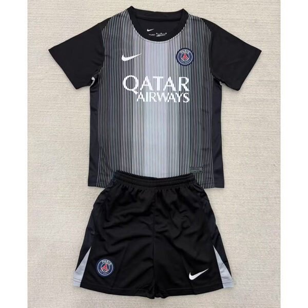 Maillot Paris SG Gardien de but Noir 2025 2026 – Enfant