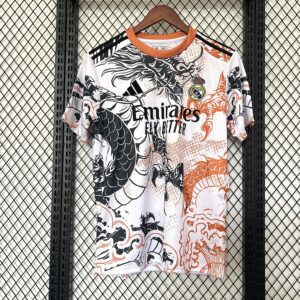 Maillot Real Madrid Dragon Orange 2025 2026