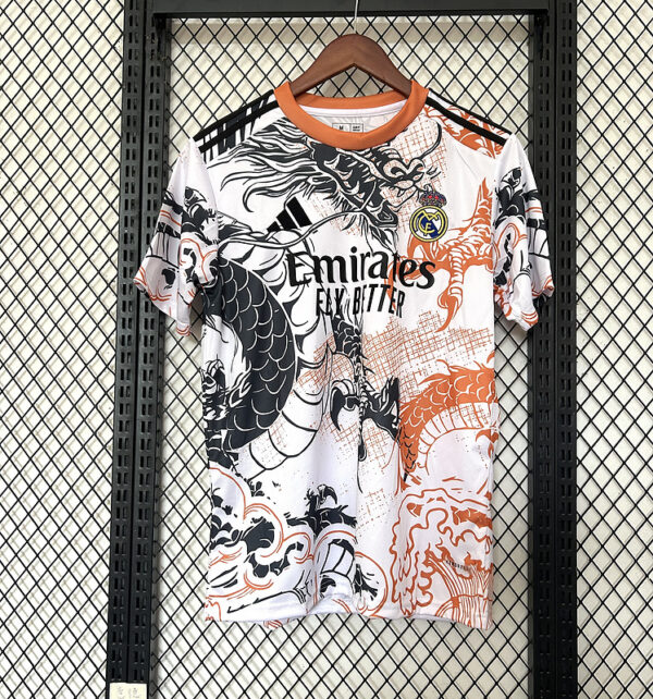 Maillot Real Madrid Dragon Orange 2025 2026