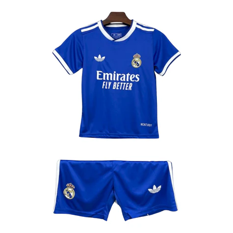 Maillot Real Madrid Enfant 2025-2026 third bleu Maillot Real Madrid Enfant 2025-2026 third bleu