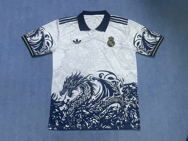 Maillot Real Madrid dragon blanc 2025 2026