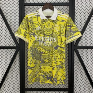 Maillot Real Madrid dragon jaune 2025 2026