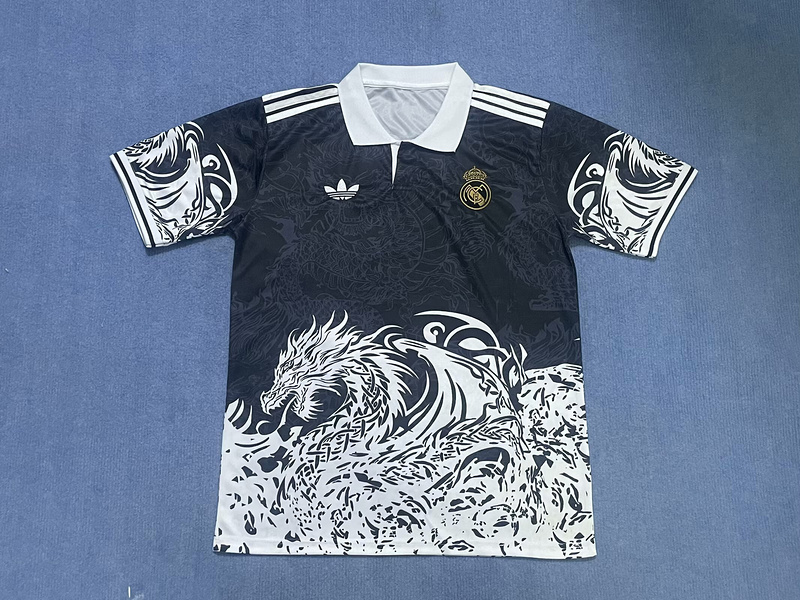 Maillot Real Madrid dragon noir 2025 2026