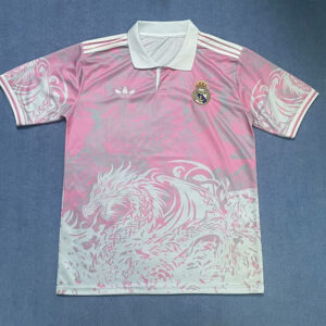 Maillot Real Madrid dragon rose 2025 2026