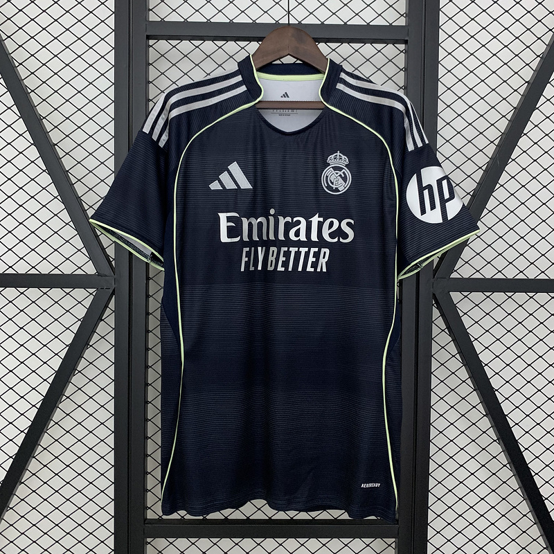 Maillot Real Madrid extérieur noir 2025 2026