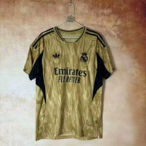Maillot Real Madrid or et noir 2025 2026