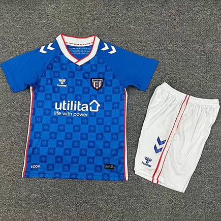 Maillot Sunderland Extérieur 2025 2026 Enfant -Bleu Blanc