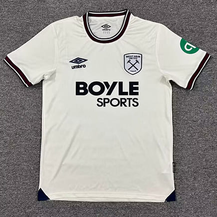 Maillot West Ham United Extérieur 2025 2026 -Blanc