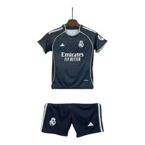 Real Madrid Maillot Exterieur Noir 2025-2026 – Enfant
