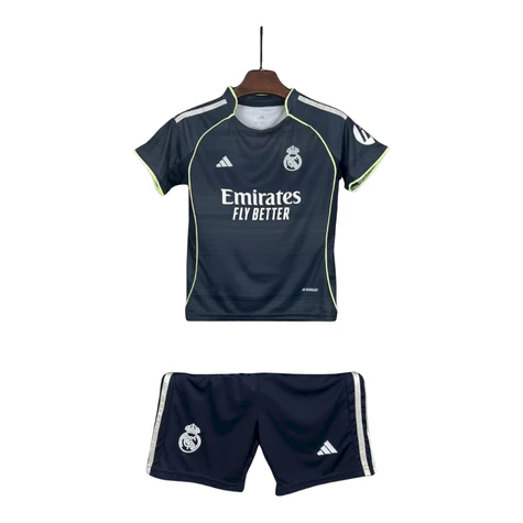 Real Madrid Maillot Exterieur Noir 2025-2026 – Enfant