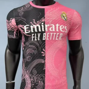 Real Madrid Maillot Version Match Dragon Rose Noir 2025-2026