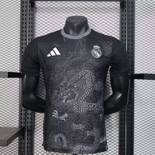 Real Madrid Maillot Version Match Dragon noir 2025-2026