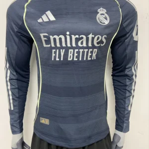 Real Madrid Maillot Version Match Exterieur Manches longues 2025-2026