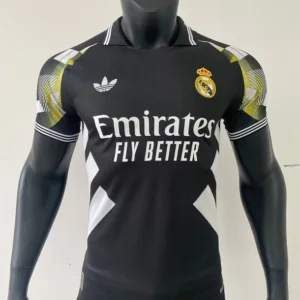 Real Madrid Maillot Version Match Noir et or 2025-2026