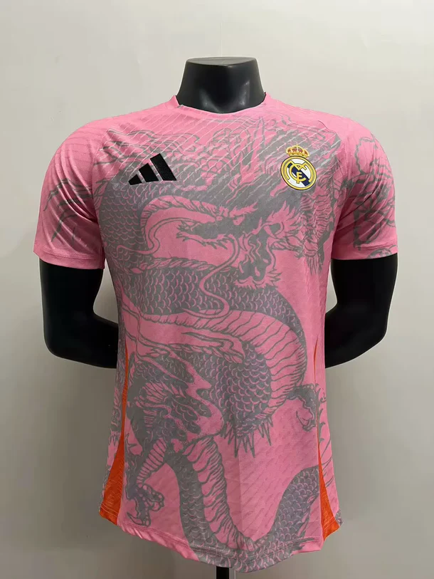 Real Madrid Maillot Version Match Rose Dragon 2025 - 2026